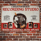 Personalized Guitar Where Words Customized Classic Metal Signs 746786 - 746788 - DiyGiftly