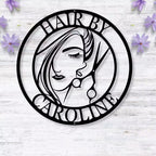 Personalized Hair Salon Metal Sign – Custom Barber Shop & Hairdresser Wall Art, Beauty Studio Name Plaque, Hair Stylist Gift, Salon Decor 811456 - DiyGiftly