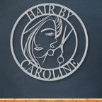 Personalized Hair Salon Metal Sign – Custom Barber Shop & Hairdresser Wall Art, Beauty Studio Name Plaque, Hair Stylist Gift, Salon Decor 811456 - DiyGiftly