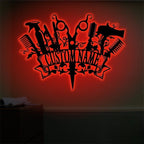 Personalized Hair Salon Metal Sign – Custom Beauty Shop Wall Decor, Unique Hairdresser Gift, Stylish Salon Name Sign for Professional or Home Studio 86455808 - DiyGiftly