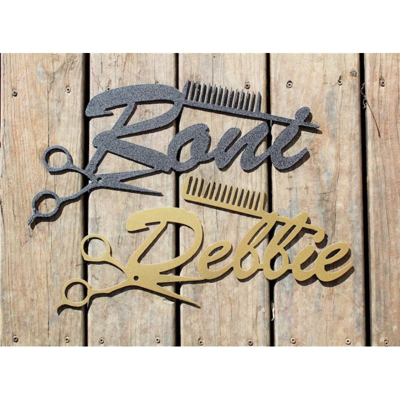 Personalized Hairdresser Metal Sign – Custom Barber & Stylist Wall Art, Salon Decoration, Unique Gift for Hairdressers & Beauty Studio 50965760 - DiyGiftly