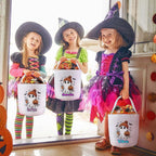 Personalized Halloween Cute Ghost Trick or Treat Candy Bucket Bag with Name Halloween Party Gift for Kids 75124480 - DiyGiftly