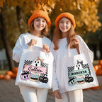 Personalized Halloween Trick or Treat Bag Reusable Ghost Pumpkin Goodie Bag Candy Tote Bag Halloween Party Favors 85213952 - DiyGiftly
