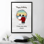 Personalized Happy Birthday Mom Canvas 724719 - 725117 - DiyGiftly