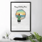 Personalized Happy Birthday Mom Canvas 724719 - 725117 - DiyGiftly