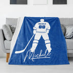 Personalized Hockey Blanket 747856 - DiyGiftly