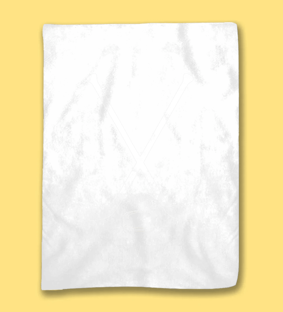 Personalized Hockey Blanket 748420 - DiyGiftly