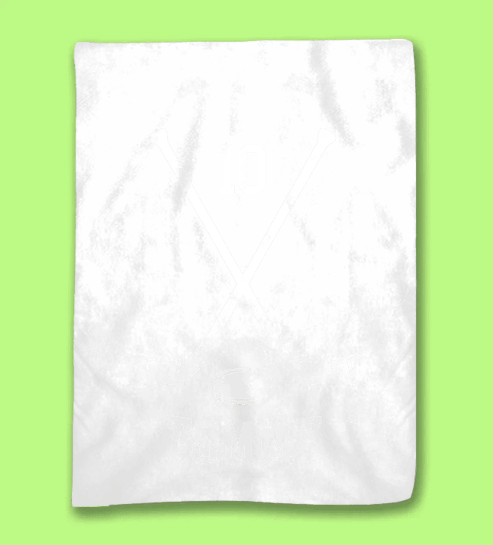 Personalized Hockey Blanket Gift 748439 - DiyGiftly