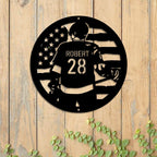 Personalized Hockey Player Metal Sign – Custom Name & Number Sports Wall Art Decor 09830144 - DiyGiftly