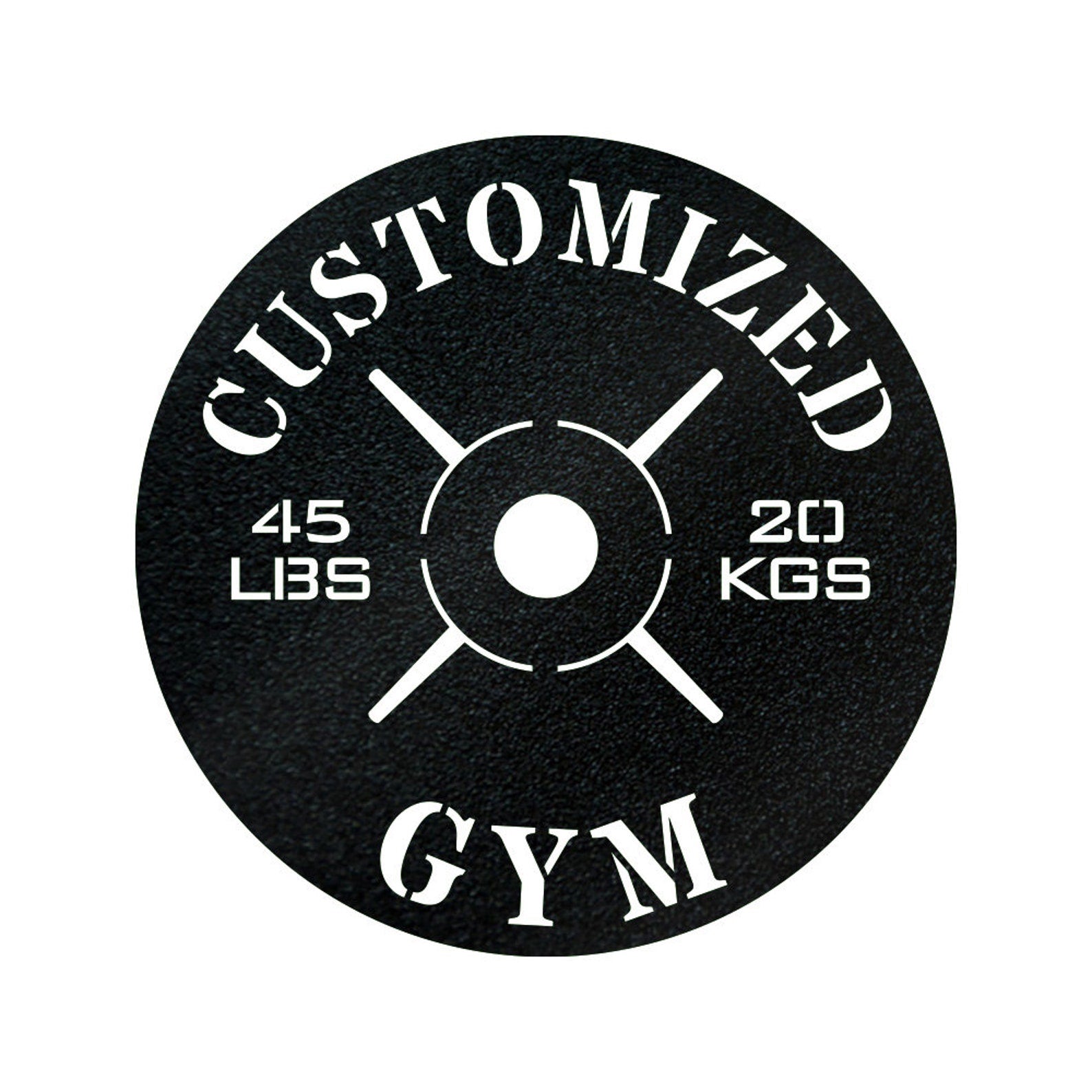 Personalized Home Gym Weight Plate Metal Sign – Custom Fitness Wall Decor, Motivational Gym Sign, Gift for Bodybuilders, Weightlifting Enthusiasts, or Home Workout Room 88701952 - DiyGiftly