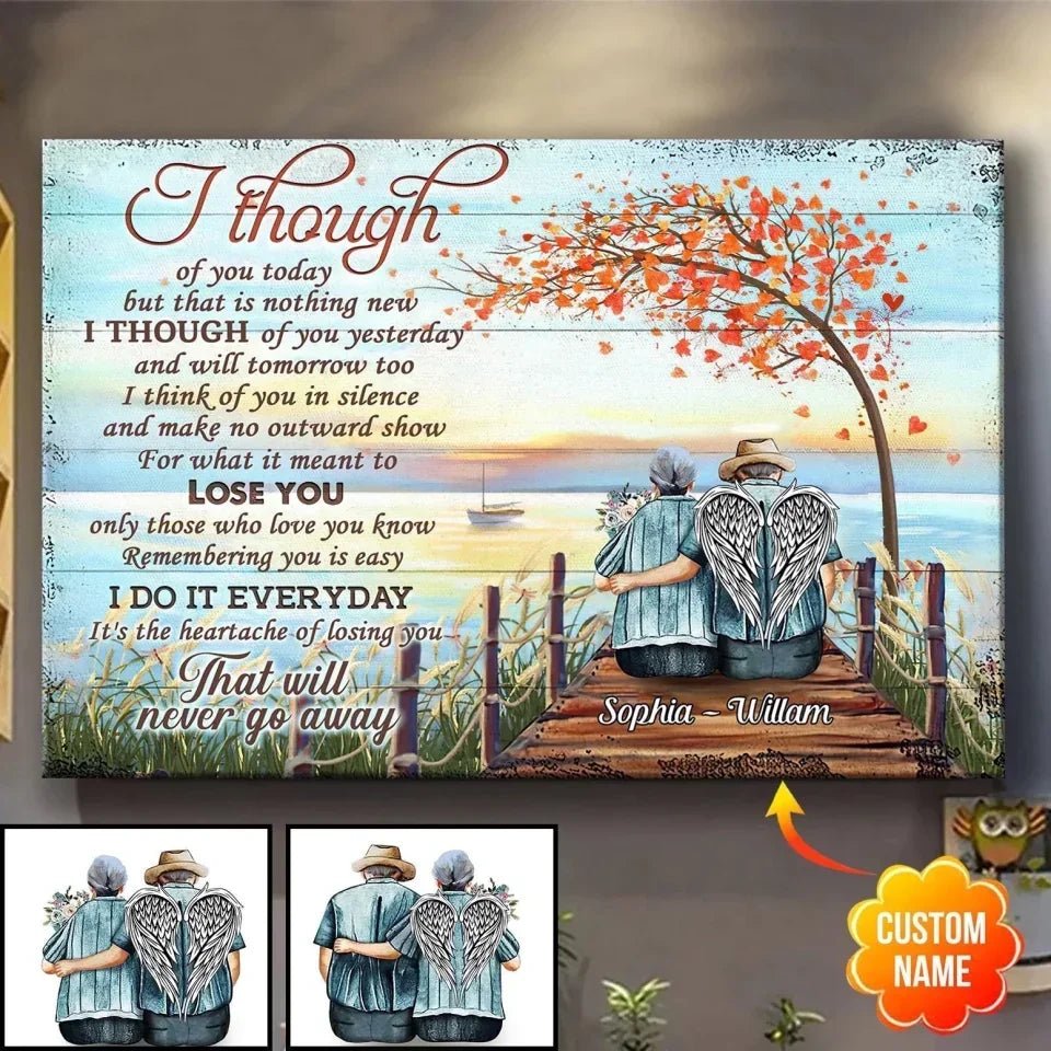 personalized photo canvas wooden home remembrance poster and canvas