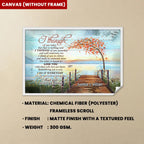 personalized photo canvas memorial keepsake poster and canvas