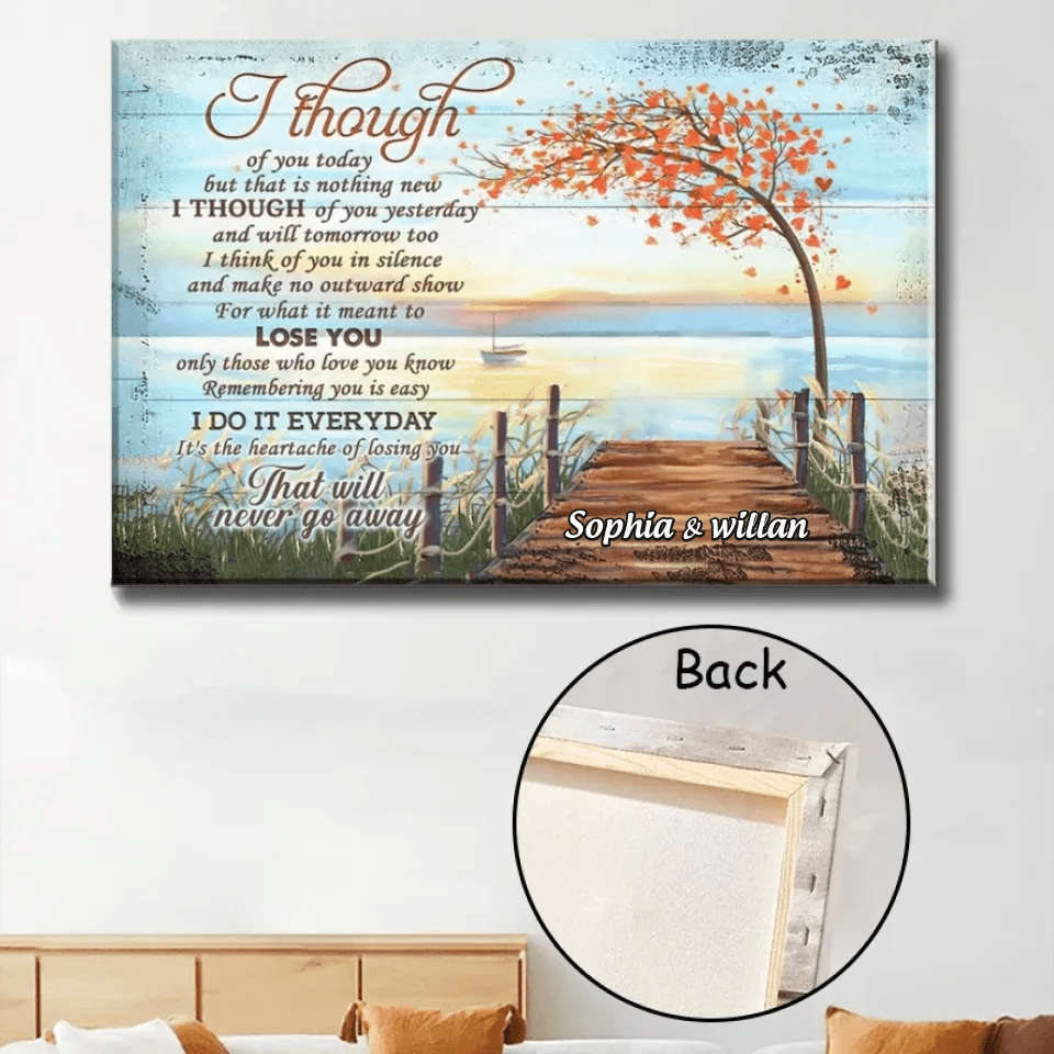 personalized photo canvas memorial design poster and canvas