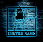 Personalized Ice Hockey Wall Art Decor – Custom Name & Number Metal Sign, Teen Boys Bedroom, Man Cave & Sports Room Wall Hanging, Hockey Player Gift, Team Coach Present, Hockey Fan Room Decoration 58415872 - DiyGiftly