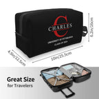 Personalized Initials & Custom Text Toiletry Bag - Back to School Gift - DiyGiftly