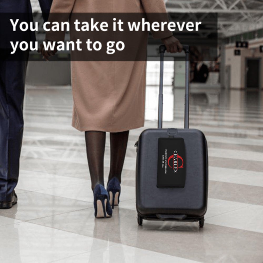 Personalized Initials & Custom Text Toiletry Bag - Back to School Gift - DiyGiftly