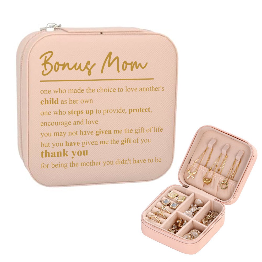 Personalized Jewelry Box Custom Jewelry Organizer Storage Gift for Mom - DiyGiftly