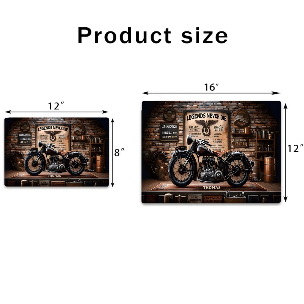 Personalized Legends Never Die Biker Rectangle Metal Sign – Gift For Biker 747898 - 747900 - DiyGiftly