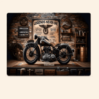 Personalized Legends Never Die Biker Rectangle Metal Sign – Gift For Biker 747898 - 747900 - DiyGiftly