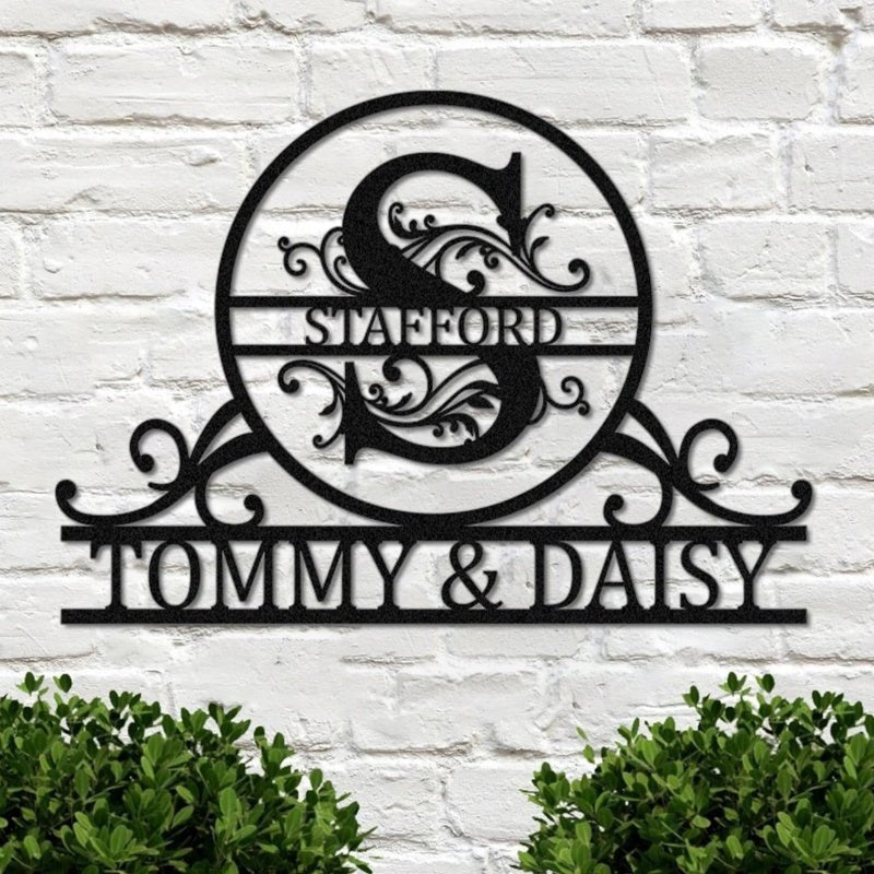 Personalized Letter Name Metal Signage – Custom Wall Decor for Home, Bedroom, Office, Kids’ Room, or Housewarming Gift 988032 - DiyGiftly
