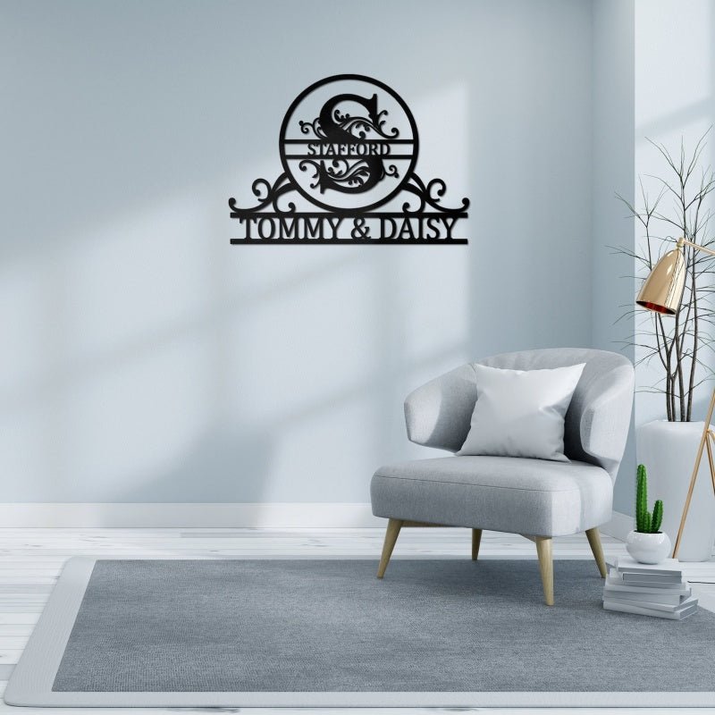 Personalized Letter Name Metal Signage – Custom Wall Decor for Home, Bedroom, Office, Kids’ Room, or Housewarming Gift 988032 - DiyGiftly