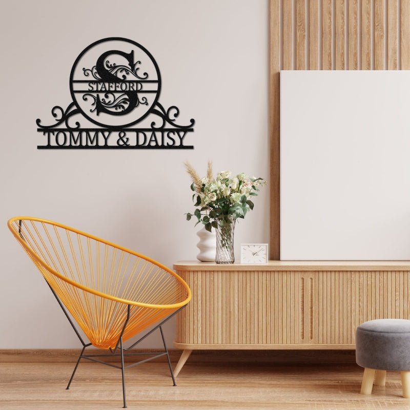 Personalized Letter Name Metal Signage – Custom Wall Decor for Home, Bedroom, Office, Kids’ Room, or Housewarming Gift 988032 - DiyGiftly