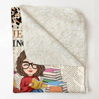 Personalized Literary Blanket - Cuddle Up with Your Name, Favorite Author’s Signature & Book - Inspired Prints, Finding Solace in Warmth & Stories 15086080 - DiyGiftly