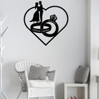 Personalized Love Ring Wedding Metal Sign – Custom Couple Name Engagement Plaque, Romantic Anniversary Wall Art, Rustic Bridal Shower Gift Decoration 76787200 - DiyGiftly