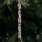 Personalized Marshmallow Initial Wooden Ornament – Christmas & Birthday Gifts for Mom, Dad, and Children 1047146 - DiyGiftly