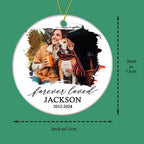 loss of cat gift personalized cat photo ornament display keepsake