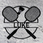 Personalized Metal Badminton Wall Lamp – Custom LED Sports Wall Decor for Badminton Lovers, Game Room, Gym, Kids’ Bedroom, or Home Office Gift 494656 - DiyGiftly