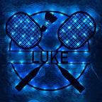 Personalized Metal Badminton Wall Lamp – Custom LED Sports Wall Decor for Badminton Lovers, Game Room, Gym, Kids’ Bedroom, or Home Office Gift 494656 - DiyGiftly