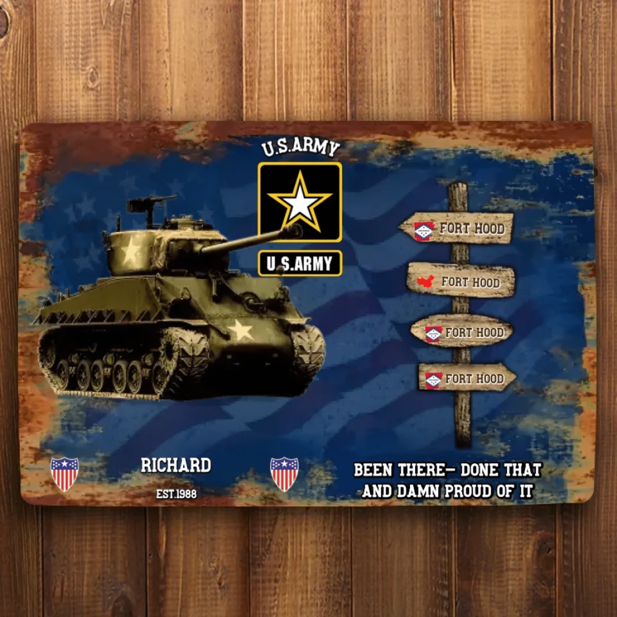 Personalized Military Service Journey WorldTour Mat - Custom Gift For Veterans 711095 - D - DiyGiftly