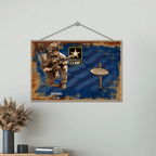 Personalized Military Service Journey WorldTour Personalized Custom Wooden Plaque - Custom Gift For Veterans 711095 - DiyGiftly