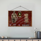 Personalized Military Service Journey WorldTour Personalized Custom Wooden Plaque - Custom Gift For Veterans 711095 - DiyGiftly