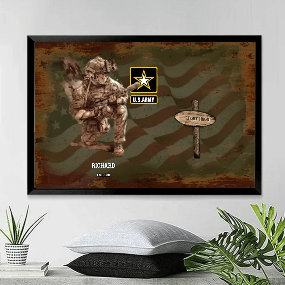 Personalized Military Service Journey WorldTour Poster - Custom Gift For Veterans 711095 - 711243 - DiyGiftly