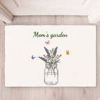 Personalized Mom's Garden Doormat 722879 - D - DiyGiftly