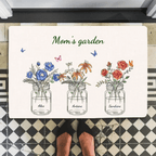 Personalized Mom's Garden Doormat 722879 - D - DiyGiftly