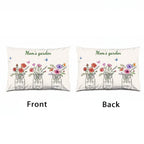 Personalized Mom's Garden Pillow 722879 - B - DiyGiftly