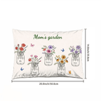 Personalized Mom's Garden Pillow 722879 - B - DiyGiftly