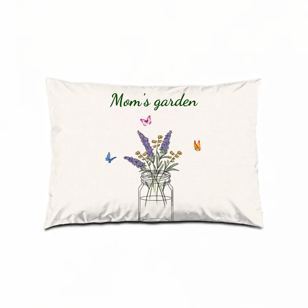 Personalized Mom's Garden Pillow 722879 - B - DiyGiftly