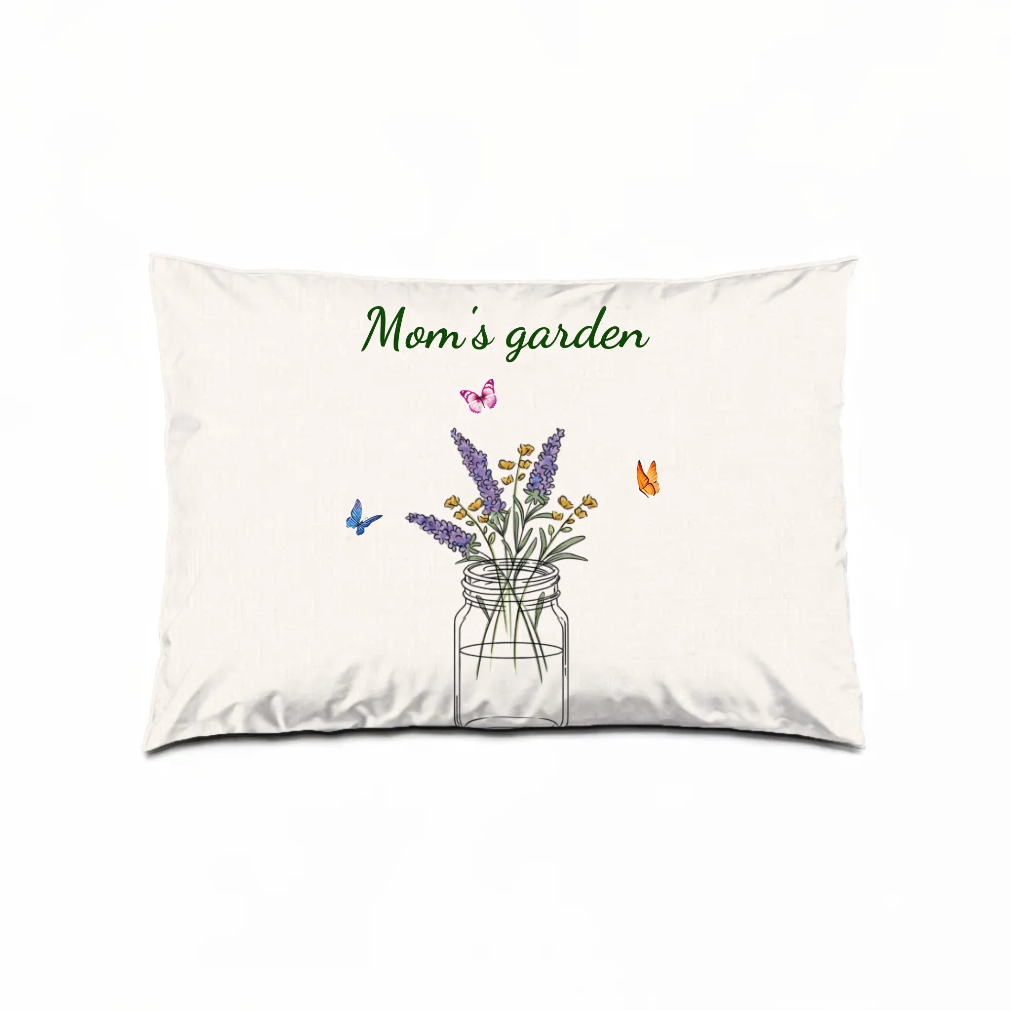 Personalized Mom's Garden Pillow 722879 - B - DiyGiftly