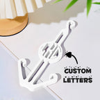 Personalized Monogram Shoe Hanger for Men and Women - DiyGiftly