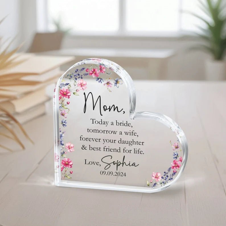 Personalized Mother of the Bride Gift, Mother of the Bride Gift, Wedding Gift for Mother of the Bride, Wedding Keepsake Gift from Bride 139712 - DiyGiftly