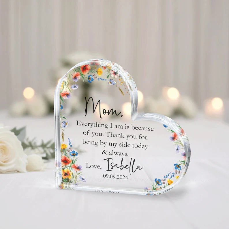 Personalized Mother of the Bride Gift, Mother of the Bride Gift, Wedding Gift for Mother of the Bride, Wedding Keepsake Gift from Bride 139712 - DiyGiftly