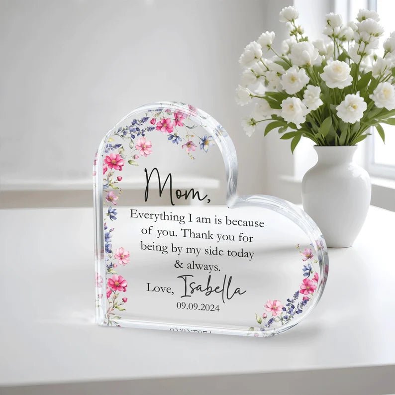 Personalized Mother of the Bride Gift, Mother of the Bride Gift, Wedding Gift for Mother of the Bride, Wedding Keepsake Gift from Bride 139712 - DiyGiftly