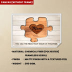 Personalized Mother's Day Gifts - Custom Puzzle Sign Canvas Prints 753092 - 753979 - DiyGiftly