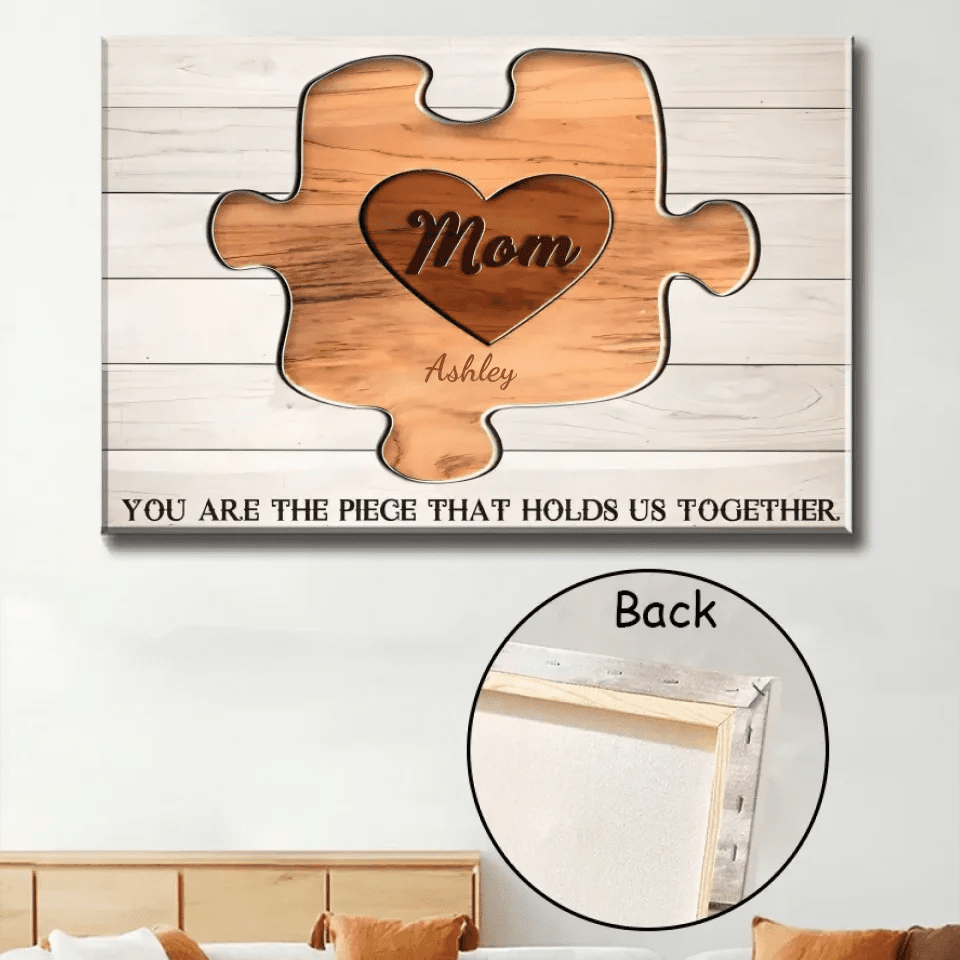 Personalized Mother's Day Gifts - Custom Puzzle Sign Canvas Prints 753092 - 753979 - DiyGiftly
