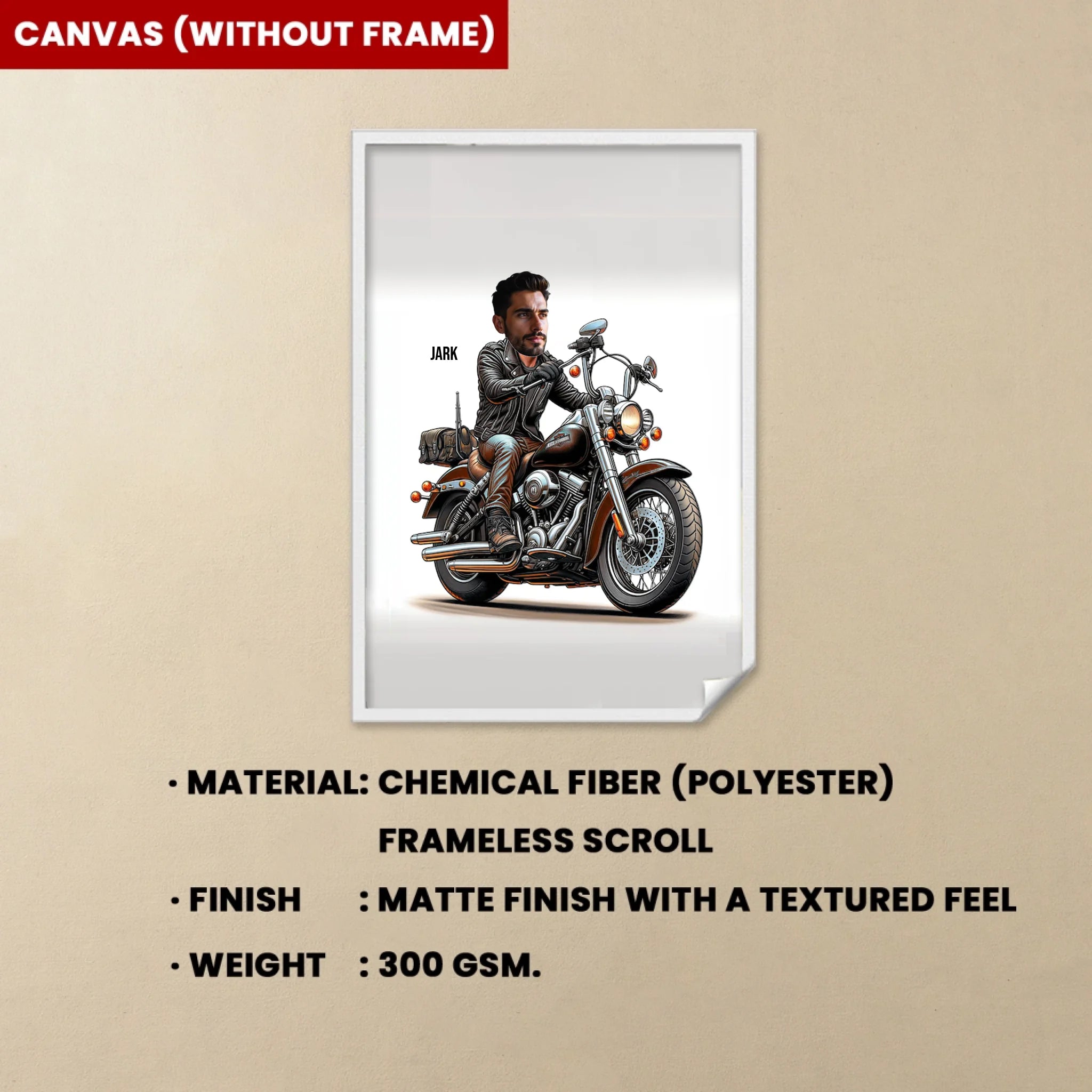 Personalized Motorcyclist Cartoon Portrait - Motorcyclist Portrait, Gift for Motorcyclist 741732 - 741807 - DiyGiftly