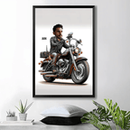 Personalized Motorcyclist Cartoon Portrait - Motorcyclist Portrait, Gift for Motorcyclist 741732 - 741807 - DiyGiftly